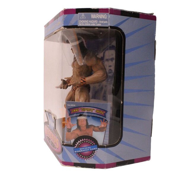 WWF World Wrestling Federation Jimmy Superfly Snuka Action Figure Series 1 - Picture 2 of 6